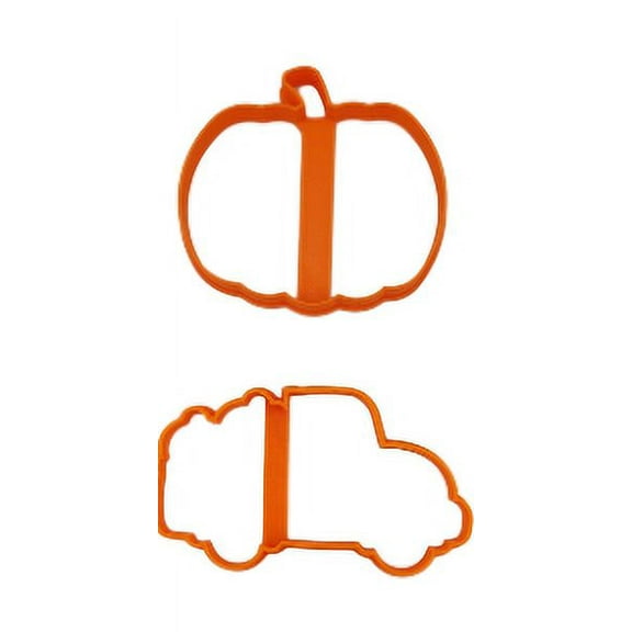 Pumpkin Cookie Cutter With Truck