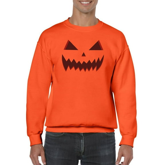 Pumpkin Costume  Men Sweatshirt, Male 5X-Large