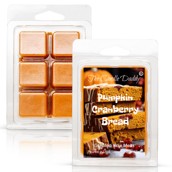 Pumpkin Cranberry Bread Maximum Scented Wax Melt - 1 Pack - 2 Ounces - 6 Cubes