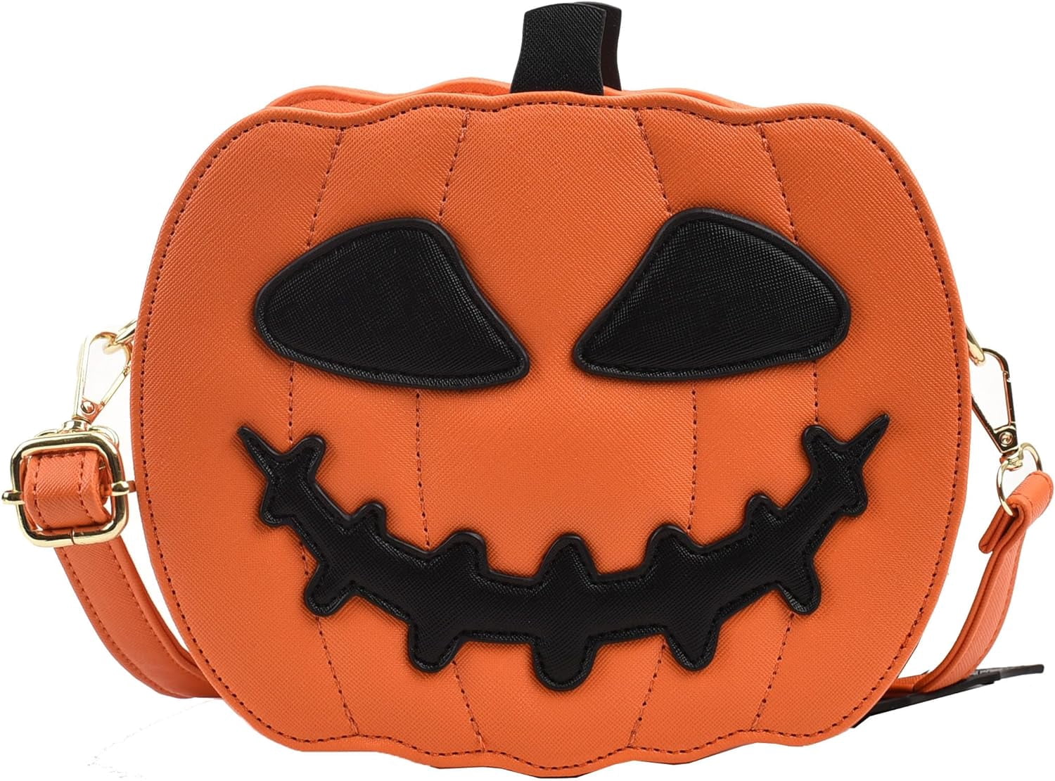 Pumpkin Crossbody Bag Purse Novelty Halloween Devil Shoulder Bag for Women Funny Bat Wing Crossbody Purse