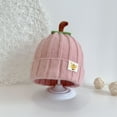 thumbnail image 1 of Pumpkin Cute Boys And Girls Knitted Solid Color Hat(6 Months - 3 Years), 1 of 3