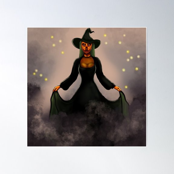 Pumpkin Dance Poster Wall Art, Modern Wall Decor For Living Room Bedroom, 12x18 UNFRAMED