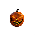 thumbnail image 1 of Pumpkin Decorating Light Warm White Constant Light LED 1 Pack Battery Powered Scary Halloween Pumpkin Lantern for Indoor Outdoor Desktop Party Porch Yard Lawn Holiday Decor, 1 of 8