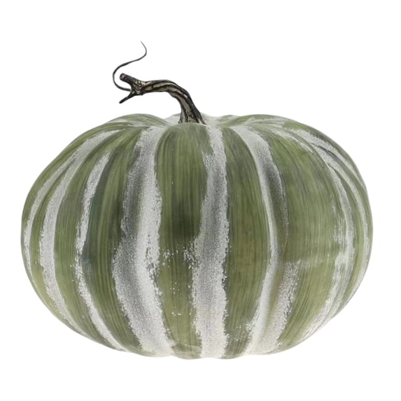 Pumpkin Decorations for Home, Pumpkin Home Decor, Sage Green Decor, Halloween Pumpkin Decor, 8X7 In, 1 Pc, Farmhouse Fall Decor, Fall Table Decor, Seasonal Indoor Arrangements,