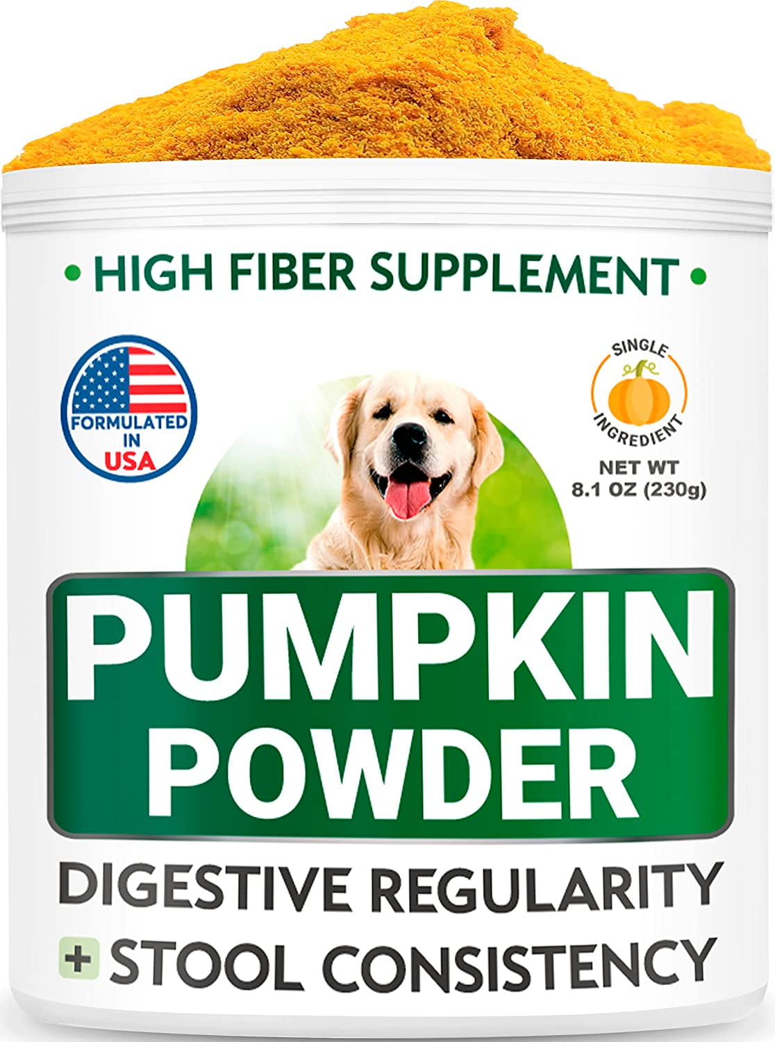 Pumpkin For Dogs 8 1oz Powdered Fiber Supplement And Stool Softener how-fast-does-pumpkin-work-for-dog-diarrhea-puppylists