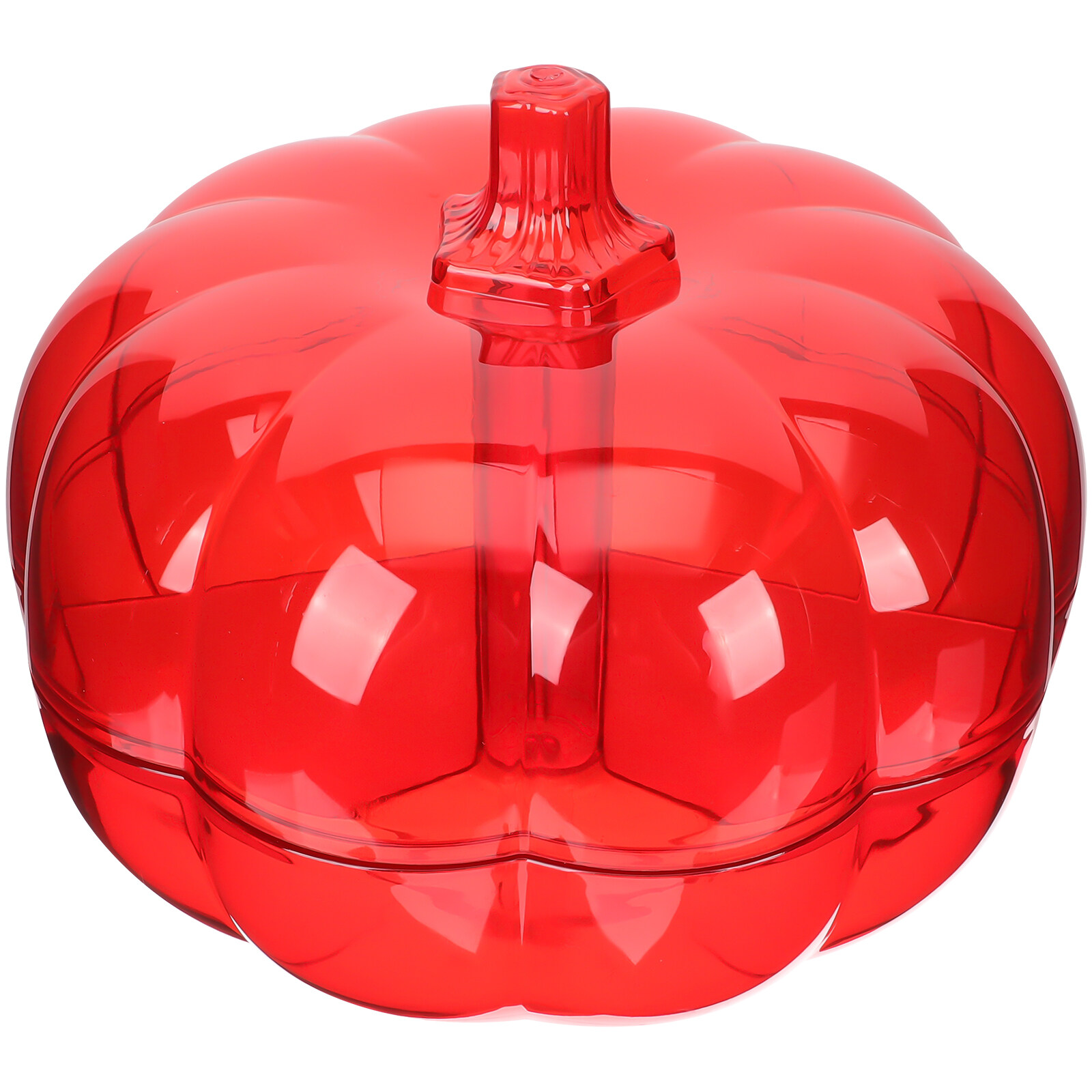 Pumpkin Double Layer Candy Jar Veggie Tray Food Containers with Lids