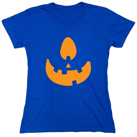 Pumpkin Eye Sarcastic Humor Novelty Funny Women's Casual Tees