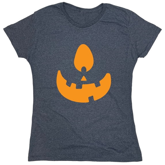 Pumpkin Eye Sarcastic Humor Novelty Funny Women's Casual Tees