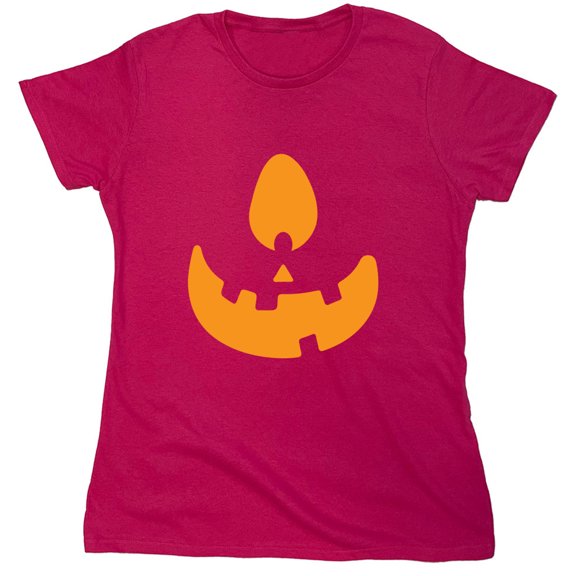 Pumpkin Eye Sarcastic Humor Novelty Funny Women's Casual Tees