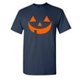 thumbnail image 1 of Pumpkin Face Sarcastic Humor Graphic Novelty Funny T Shirt, 1 of 5