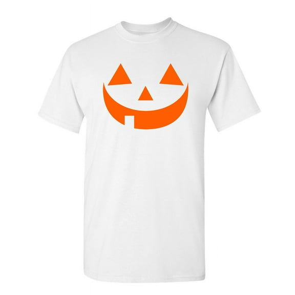 Pumpkin Face Sarcastic Humor Graphic Novelty Super Soft Ring Spun Funny T Shirt