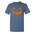 thumbnail image 1 of Pumpkin Face Sarcastic Humor Graphic Novelty Super Soft Ring Spun Funny T Shirt, 1 of 3