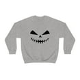 thumbnail image 1 of Pumpkin Face Unisex Heavy Blend Crewneck Sweatshirt, 1 of 3