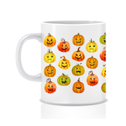 Pumpkin Faces Cute Smiles Nice Funny Tea Mug - Great Gift Idea