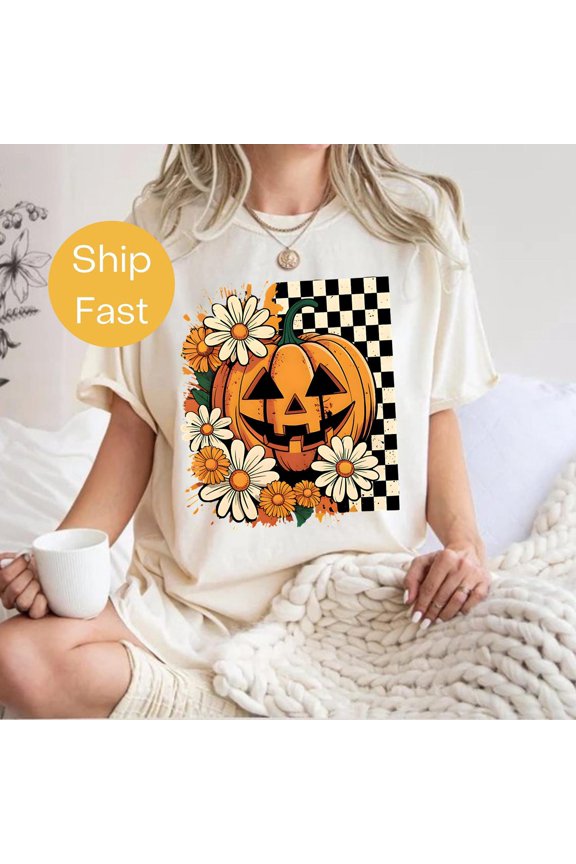 Pumpkin Fall Autumn Pumpkin Patch Classic T-Shirt All Size S-3XL