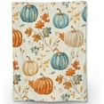 thumbnail image 1 of Pumpkin Fall Blanket - Warm, Fluffy & Fuzzy Flannel Throw Blanket, Soft, Cozy & Lightweight Blankets for Couch, Bed, Travel & Outdoor Use, Ideal for Adults Kids Women Girls 60×80 in, 1 of 6