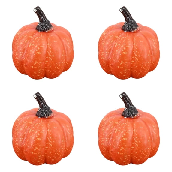 Pumpkin Fall Decorations,Outdoor Foam Plastic Fake Faux Artificial Pumpkins,Foam Fake Pumpkins for Halloween Autumn Harvest Festival Home Table Decor