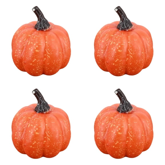 Pumpkin Fall Decorations,Outdoor Foam Plastic Fake Faux Artificial Pumpkins,Foam Fake Pumpkins for Halloween Autumn Harvest Festival Home Table Decor