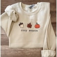 thumbnail image 1 of Pumpkin Fall Season Embroidered Sweatshirt, 1 of 2