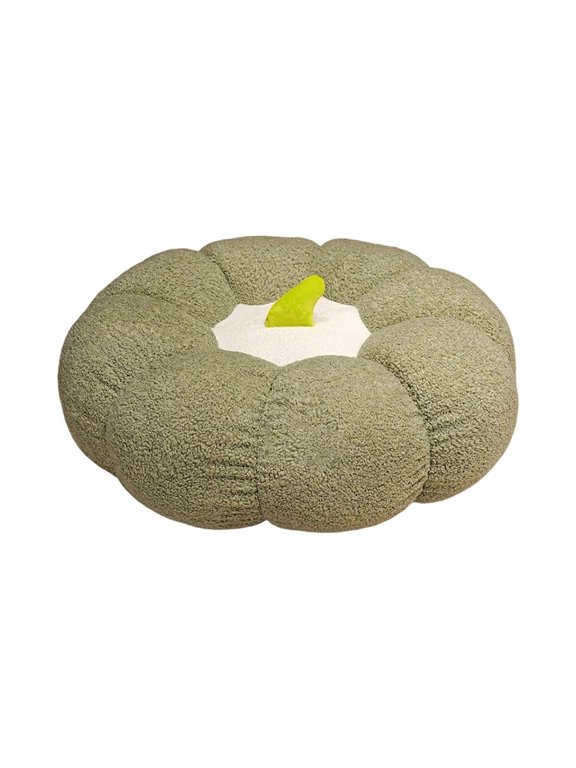 Pumpkin Floor Cushion, Plush Round Soft Pumpkin Shape Cushion for Reading Or Relaxing, Great for Halloween Home Decor