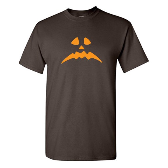 Pumpkin Frown Sarcastic Humor Graphic Tees Gift For Mens Novelty Funny T Shirt