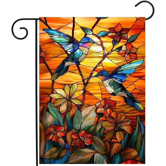 Pumpkin Garden Flag Fall Welcome Flags for Outside Autumn Flag 12x18 Double Sided Outdoor Yard Decor