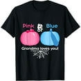 Pumpkin Gender Reveal Grandma Loves You Fall Theme TShirt