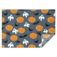 thumbnail image 1 of Pumpkin Ghost Bat Halloween Pattern Rectangle Tablecloth 60"x84",Waterproof Polyester Rectangle Table Cloth, Wipeable Spillproof Polyester Tablecloth for Dining, Camping, Indoor and Outdoor, 1 of 5