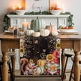 thumbnail image 1 of Pumpkin Gnome Table Runner, Autumn Thanksgiving Kitchen Dining Table Decoration for Home Party Decor 13x90 Inches, 1 of 9