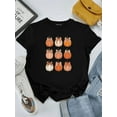 thumbnail image 1 of Pumpkin Graphic T-Shirt for Fall Halloween Parties and Thanksgiving Unisex, up to size 5XL, 1 of 2