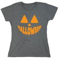 thumbnail image 1 of Pumpkin Hallo Sarcastic Humor Novelty Funny Women's Casual Tees, 1 of 3