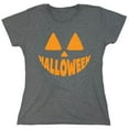 thumbnail image 1 of Pumpkin Hallo Sarcastic Humor Novelty Funny Women's Casual Tees, 1 of 3