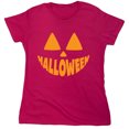 thumbnail image 1 of Pumpkin Hallo Sarcastic Humor Novelty Funny Women's Casual Tees, 1 of 3