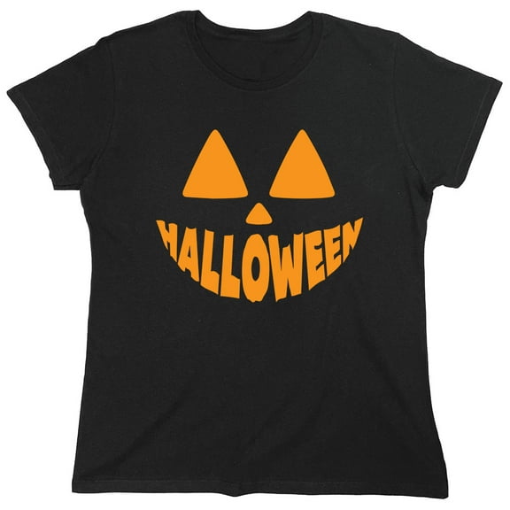 Pumpkin Hallo Sarcastic Humor Novelty Funny Women's Casual Tees