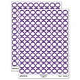 thumbnail image 1 of Pumpkin Halloween Fall Harvest Solid 200+ Round Stickers - Purple - Matte Finish - 0.50" Size, 1 of 3