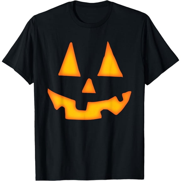 Pumpkin Halloween For Men Women Jack O Lantern Face T-Shirt, Kid And Adult Size, Bamibatee