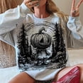 thumbnail image 1 of Pumpkin Halloween Shirt, Spooky Season Fall Tee, Vintage Halloween Sweatshirt, Scary Shirt, Popular Halloween Graphic Shirt, 1 of 5