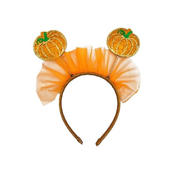 Pumpkin Headband Costume Accessory for Adults, Orange, Halloween by Way To Celebrate