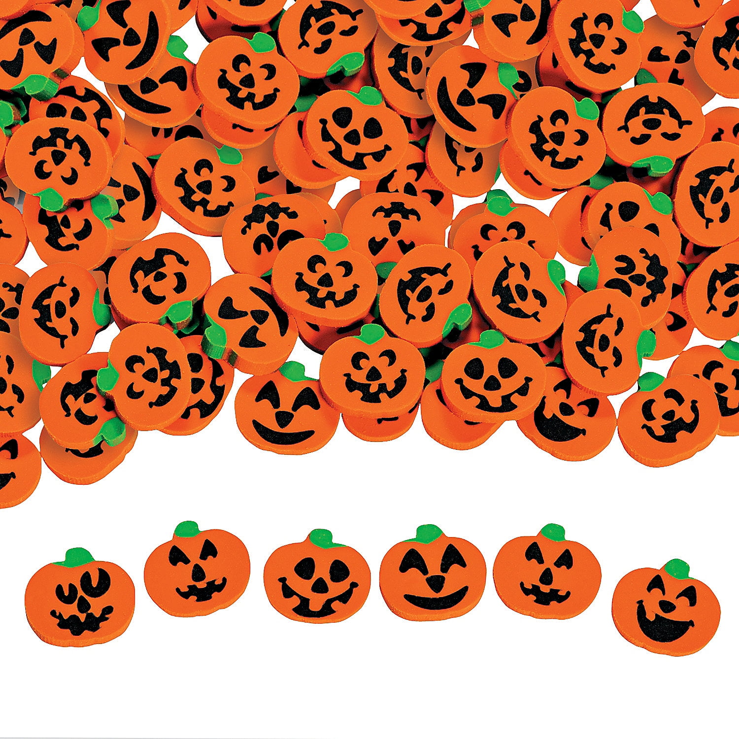 Pumpkin & Jack O Lantern Mini Eraser Ast - Stationery - 720 Pieces