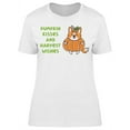 thumbnail image 1 of Pumpkin Kisses, Harves Wishes! T-Shirt Women -Image by Shutterstock, Female XX-Large, 1 of 2