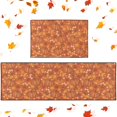 thumbnail image 1 of Pumpkin Kitchen Rugs and Mats Non Skid Washable Set of 3, Halloween Country Orange Fall Runner Rug, Autumn Thanksgiving Kitchen Floor Mat Under Sink Mat Throw Rug for Doormat, 1 of 6