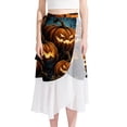 thumbnail image 1 of Pumpkin Light and Airy Chiffon Women's Beach Dress - Summer Attire, 1 of 6