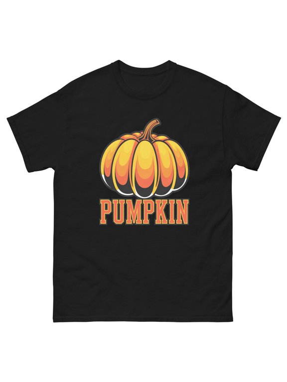 Pumpkin Lover Food Image Cartoon Graphic T-Shirt, Size S-5XL