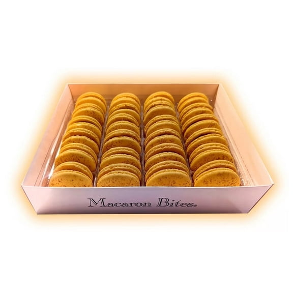 Pumpkin Macaron Cookies Gift Box - 24 Count