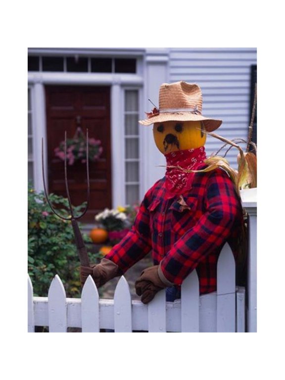 Pumpkin Man Vermont Poster Print by Paul Thompson - 29 x 36 in.
