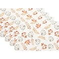 thumbnail image 1 of Pumpkin Maple Leaf Fall Placemats 12x18 Set of 4, Seasonal Autumn Thanksgiving Decorative Table Mat for Home Party Outdoor Dining, 1 of 6