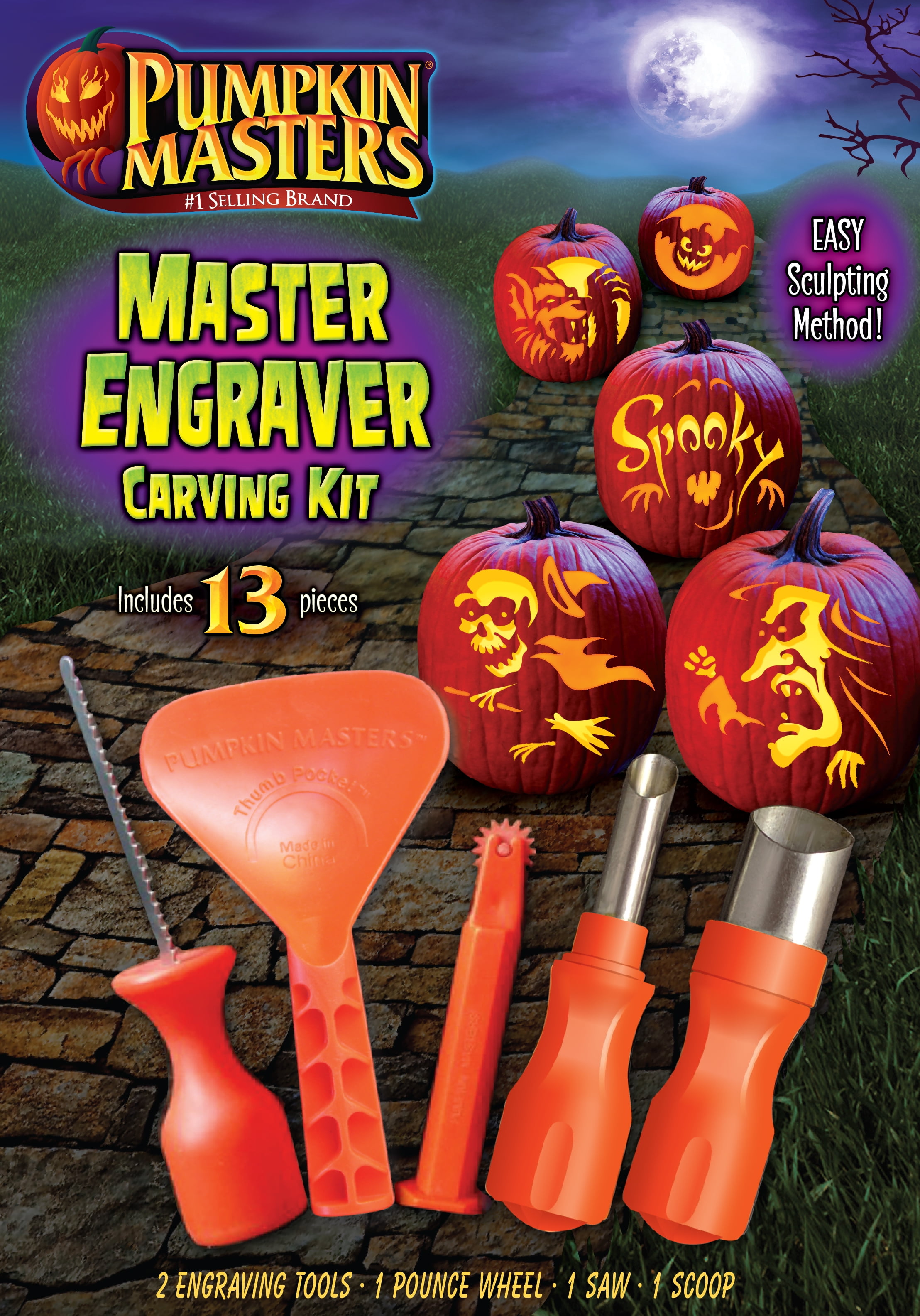 Pumpkin Masters All In One Pumpkin Carving Kit - Shop Utensils & Gadgets at  H-E-B