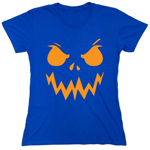 Pumpkin Mean Sarcastic Humor Novelty Funny Women's Casual Tees