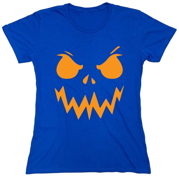 Pumpkin Mean Sarcastic Humor Novelty Funny Women's Casual Tees
