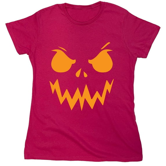 Pumpkin Mean Sarcastic Humor Novelty Funny Women's Casual Tees